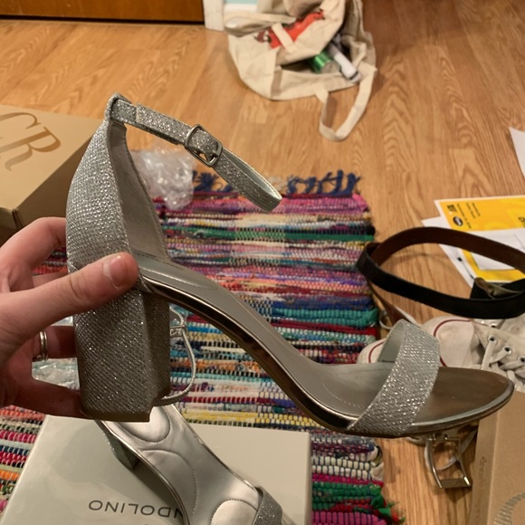 Silver Formal Dress Heels - Picture 3 of 3